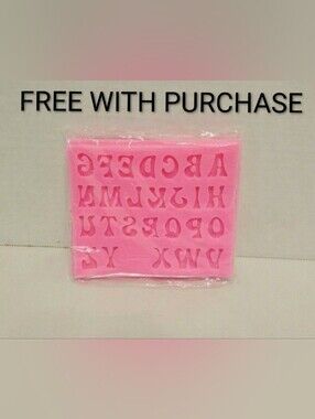 3-Pcs. Letter & Number Silicone Mold